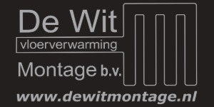 Logo-banner De Wit Vloerverwarmingmontage B.V.